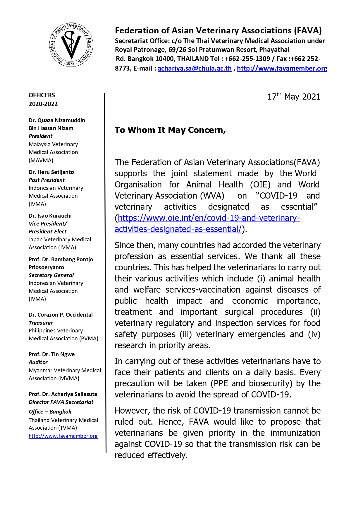 FAVA position letter COVID-19 vaccination_page-0001